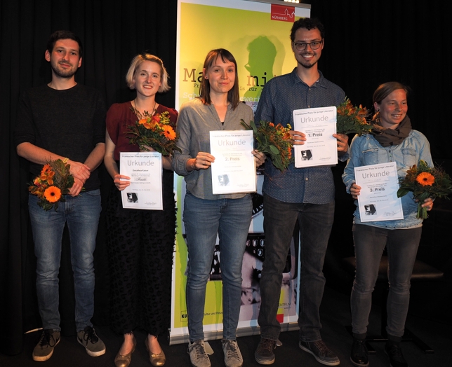 Fränkischer Preis für junge Liteatur - Preisträger*innen 2019