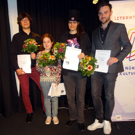 Fränkischer Preis für junge Liteatur - Preisträger*innen 2016