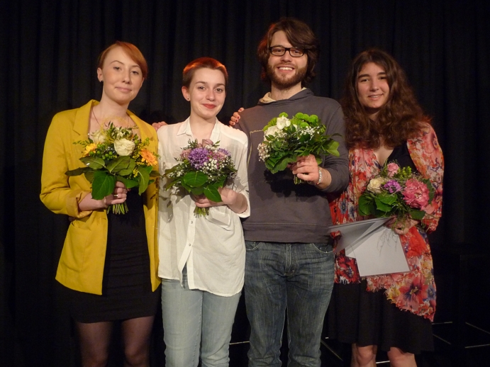 Fränkischer Preis für junge Liteatur - Preisträger*innen 2014